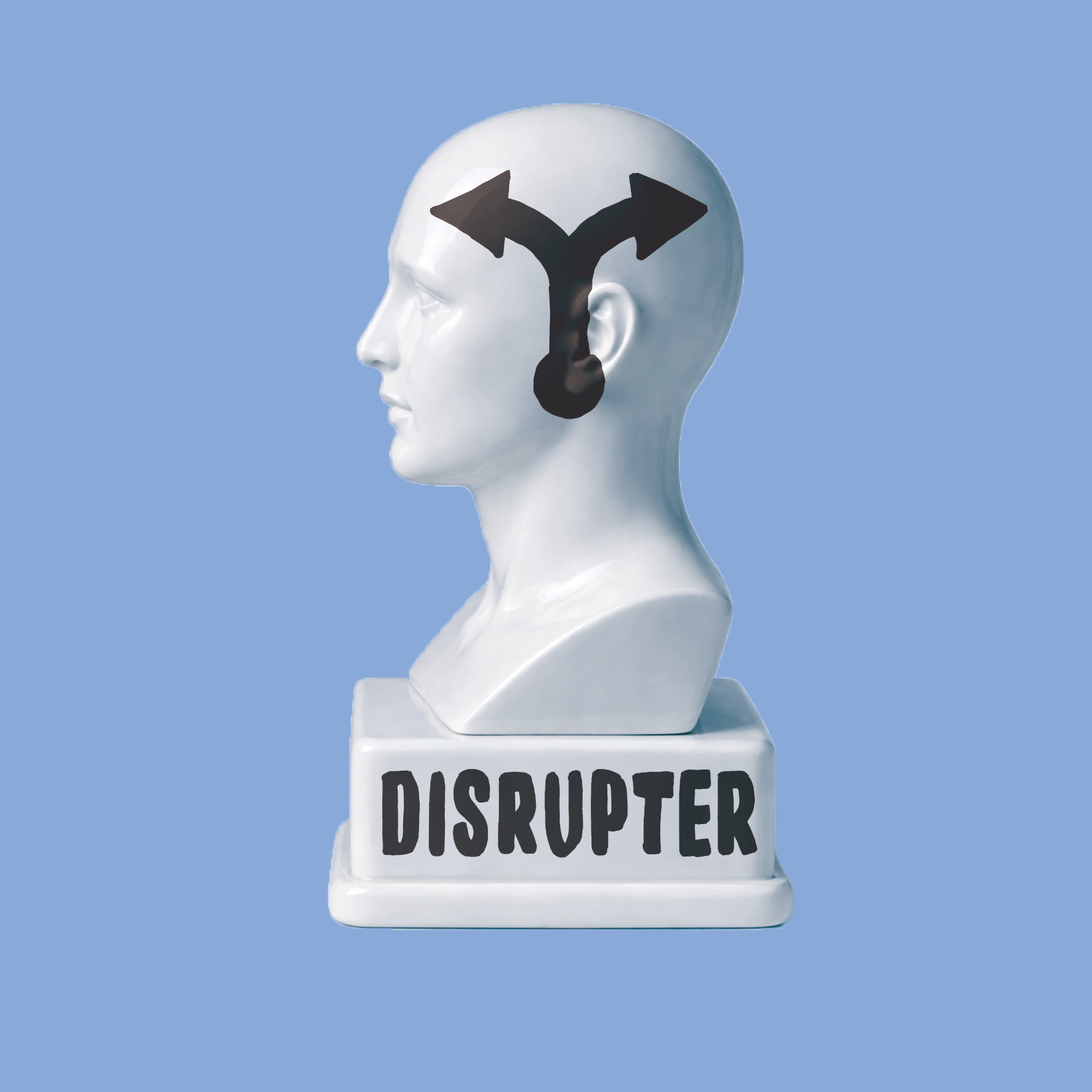 The Disrupter bust