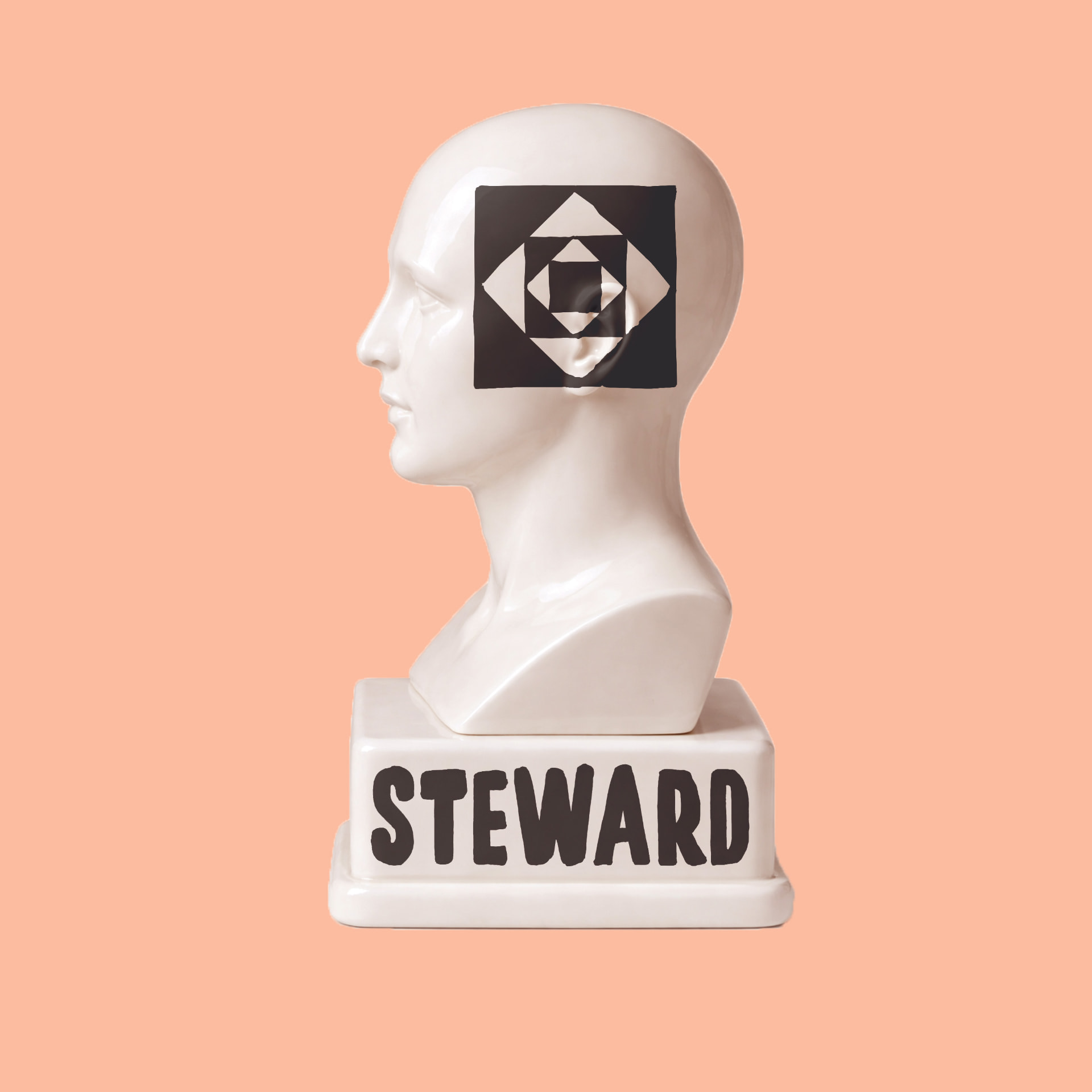 The Steward bust